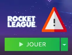 erreur problème de lancement du jeu rocket League