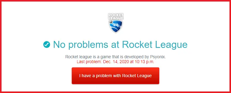 vérifier les serveurs de rocket league pour trouver l'origine du problème de lancement