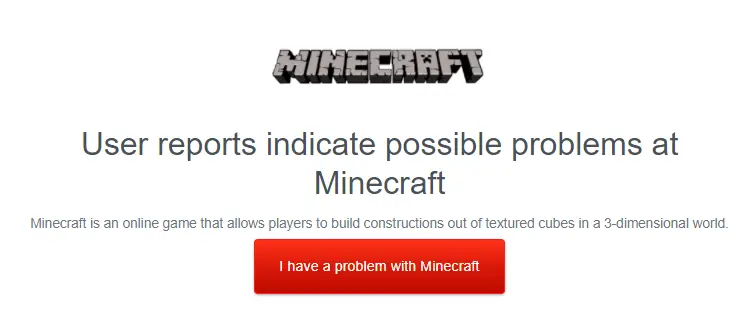 problème de serveur sur Minecraft