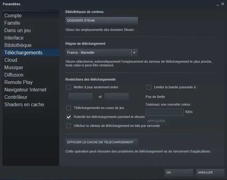 Dossiers Steam